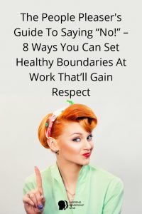 how to set boundaries at work
