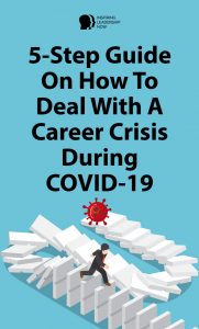 how to deal with a career crisis during covid 19